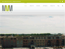 Tablet Screenshot of m3contracting.net